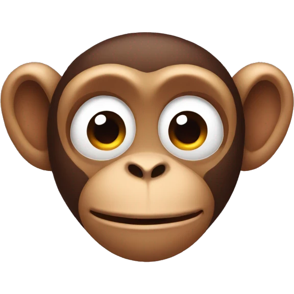Monkey emoji with heart eyes emoji