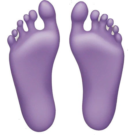 pair of feet emoji