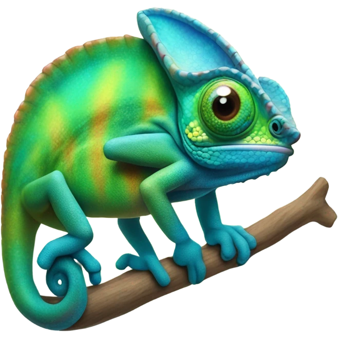 Chameleon pascal emoji