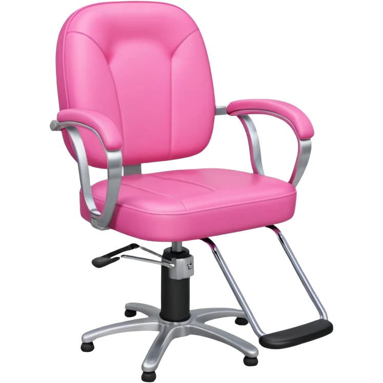 pink hairstylist chair emoji
