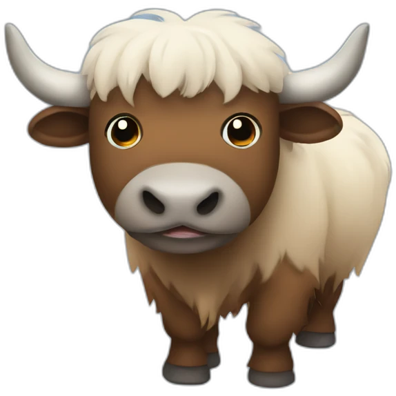 cute yak emoji