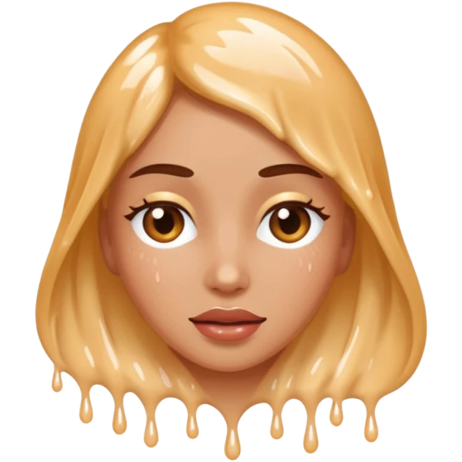 Cum coming out of a woman’s vagina emoji