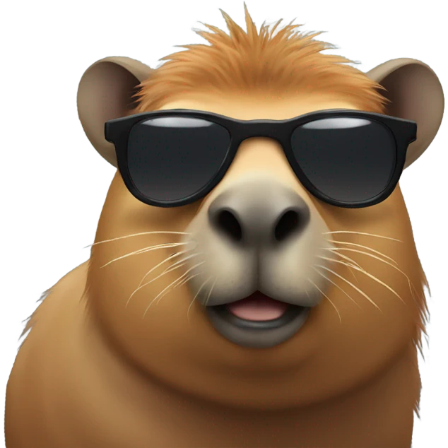capibara with sunglasses emoji
