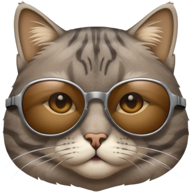 Cat wearing sunglasses emoji