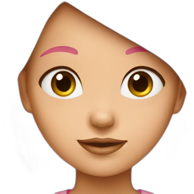 girl pink emoji