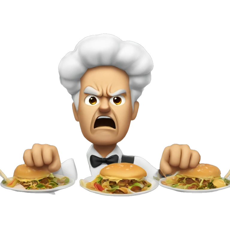 angry buffet  emoji
