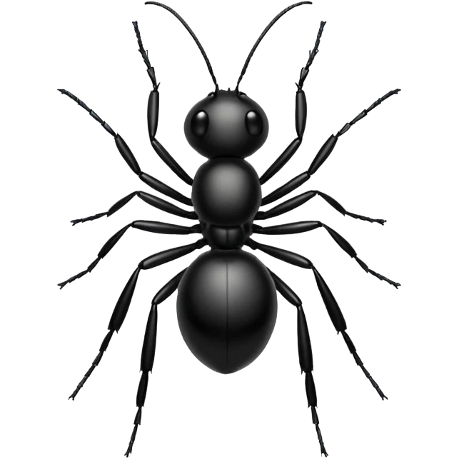 formica, single ant emoji