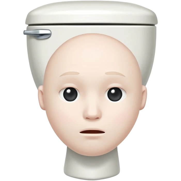 A Toilet with a Head in it emoji