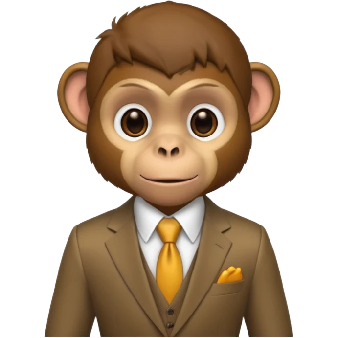 monkey with clothes emoji