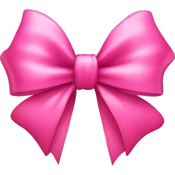 Big pink bow with fire in the background emoji