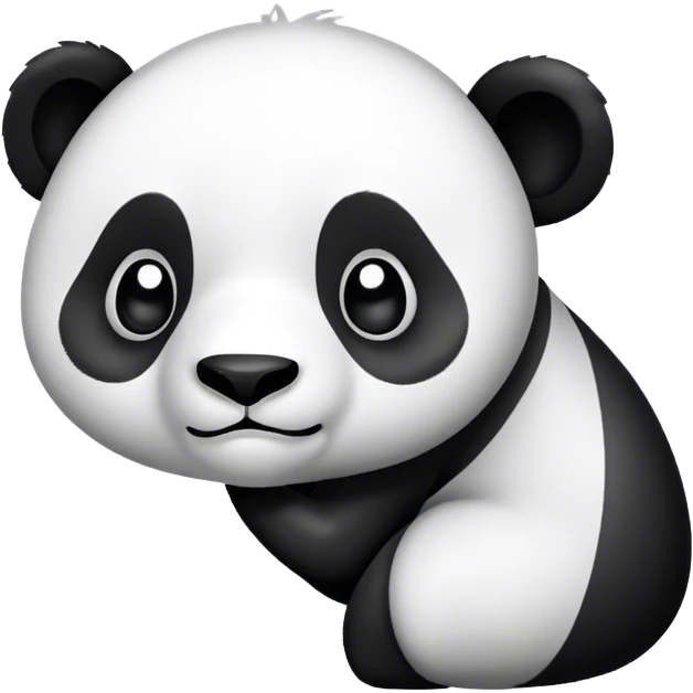 Skinny panda emoji