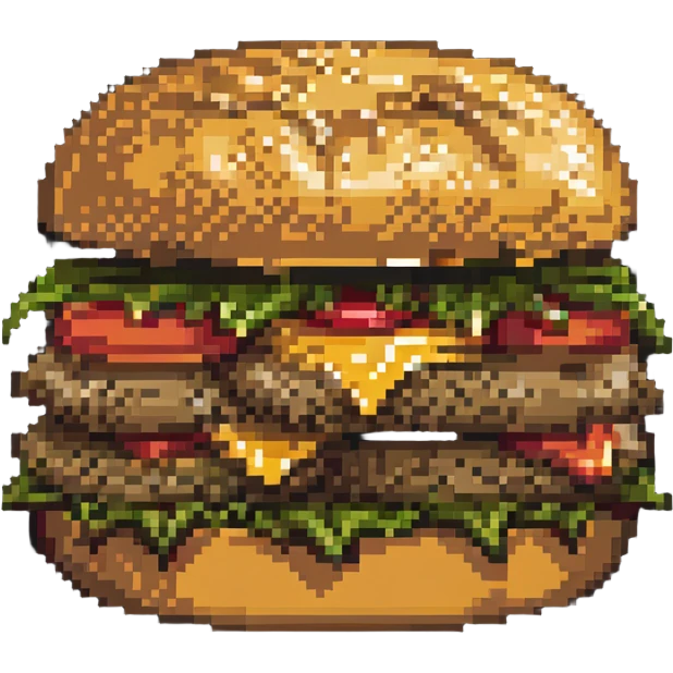 juicy cheeseburger emoji