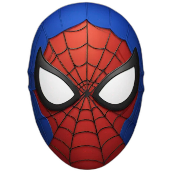 Spiderman mask emoji