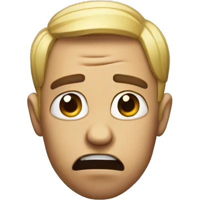 shaking head in disappointment  emoji