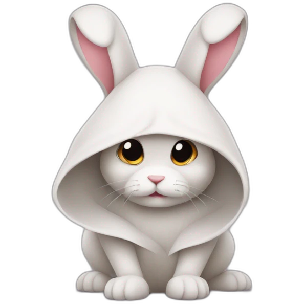 Bunny Hiding behind problem emoji