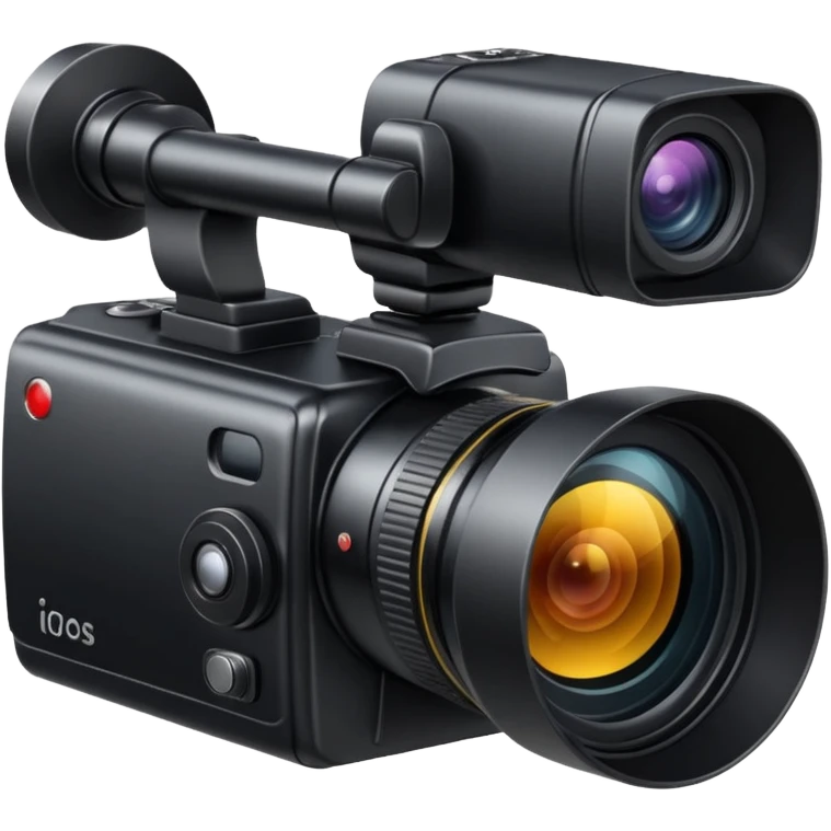 Video camera with lens covered.

 emoji