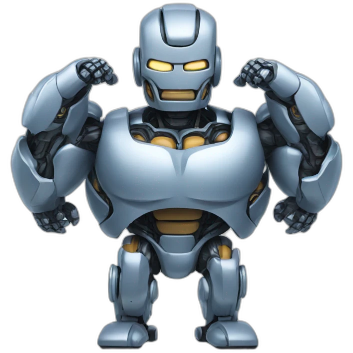 Muscle robot emoji