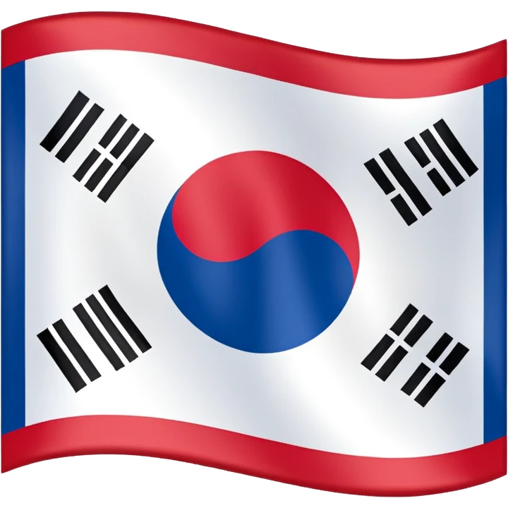 Flag of south korea emoji