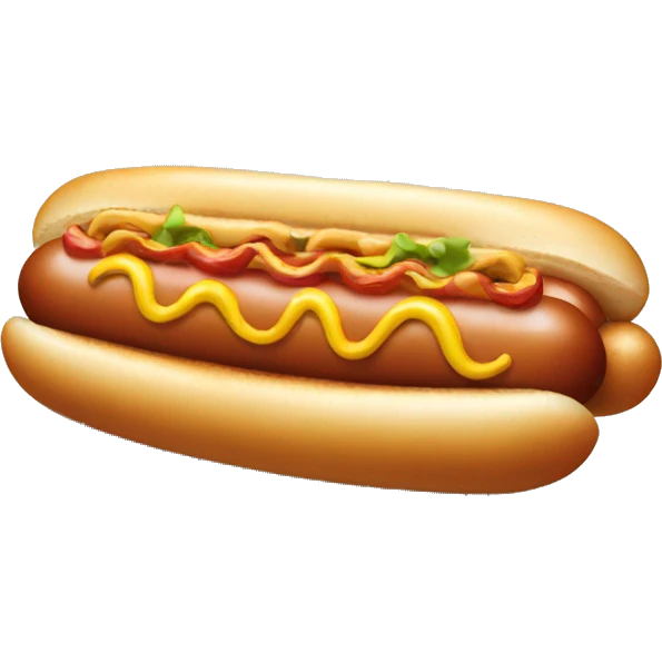 Hotdog at the beach  emoji