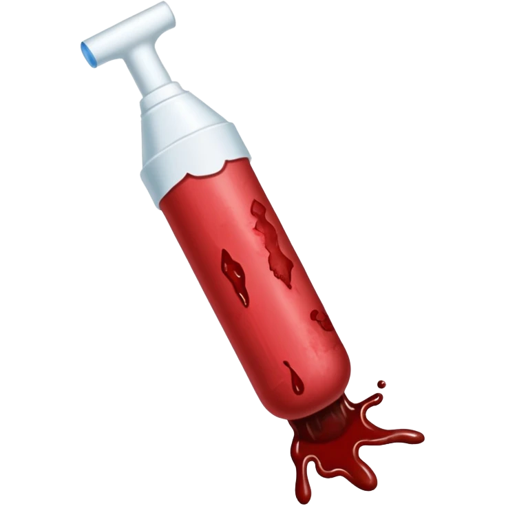 blood + tampon + poop emoji
