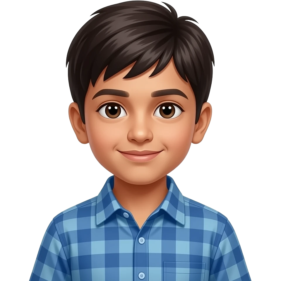 Make an emoji of Salim Khan 6 year old boy emoji