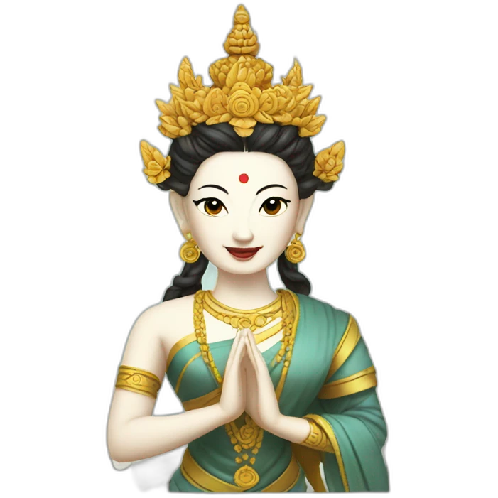 White Tara emoji