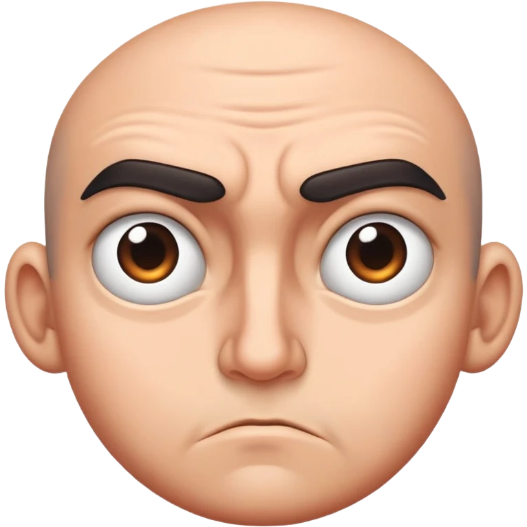 Bombastic side eye emoji