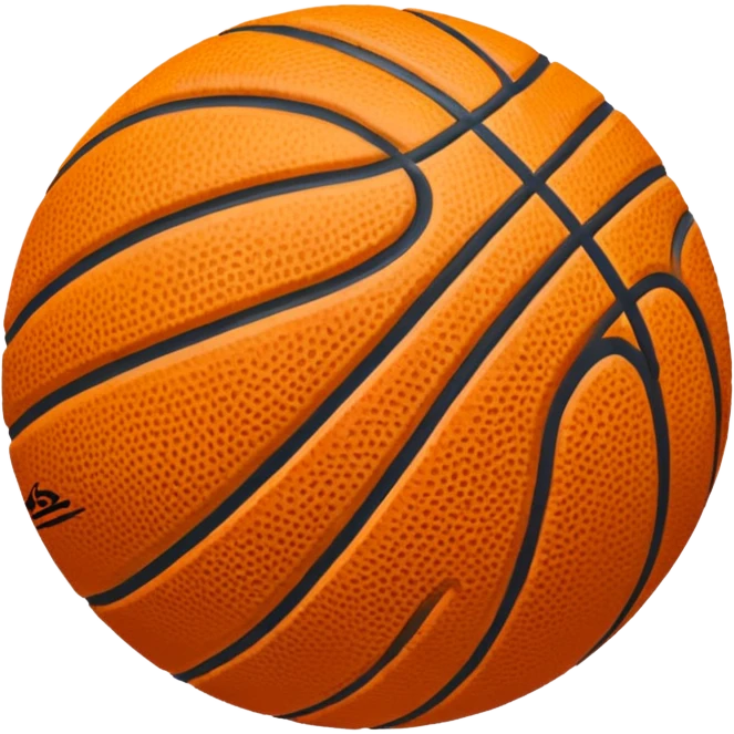 Aesthetic basketball emoji