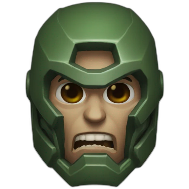 Original Doom guy emoji