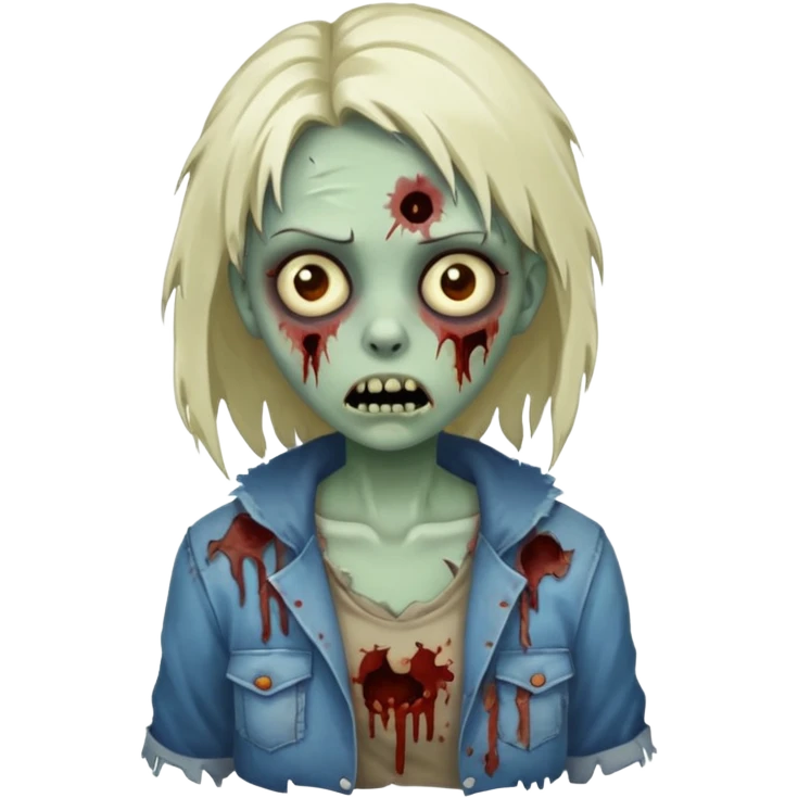 zombie girl emoji