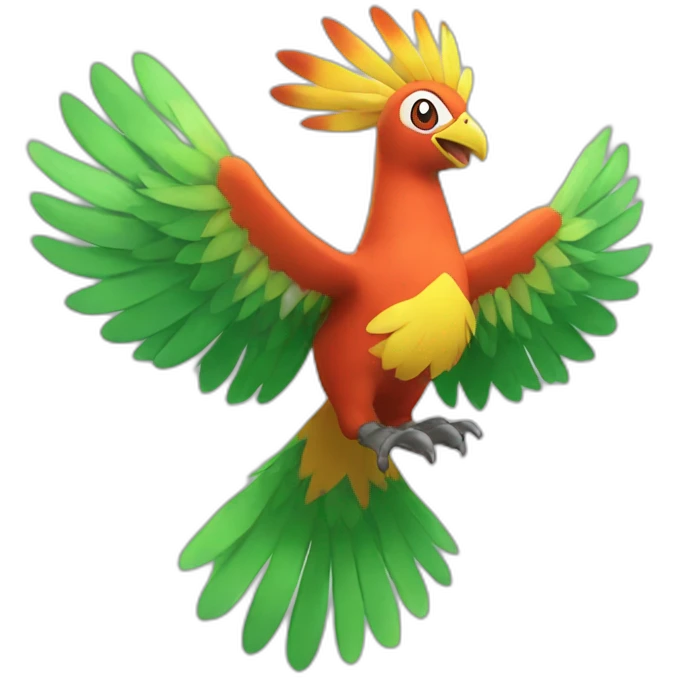 Ho-Oh pokemon emoji