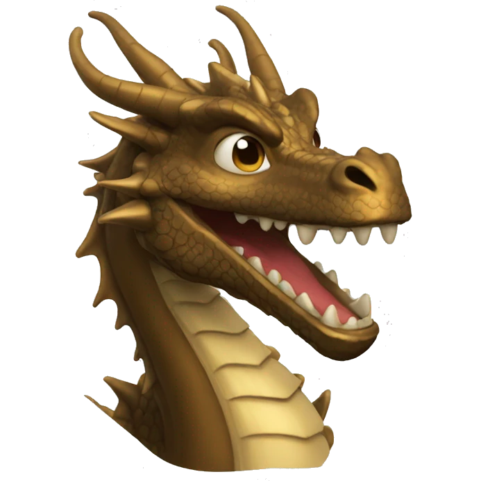 bronze dragon happy emoji