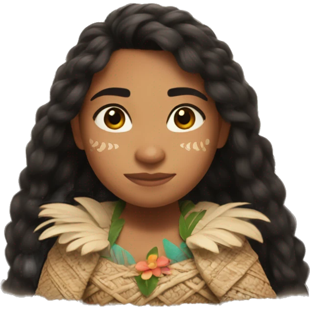 Moana from púa  emoji