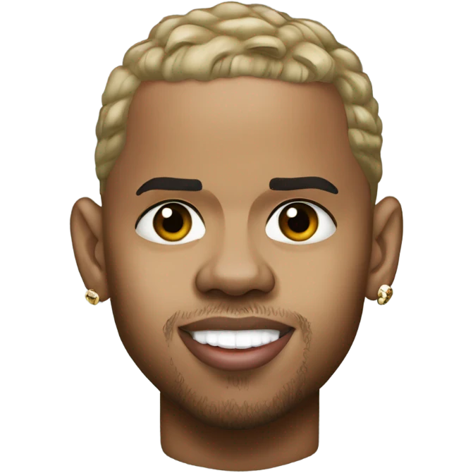 Hyper Realistic Chris Brown  emoji