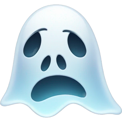 Ghost crying  emoji