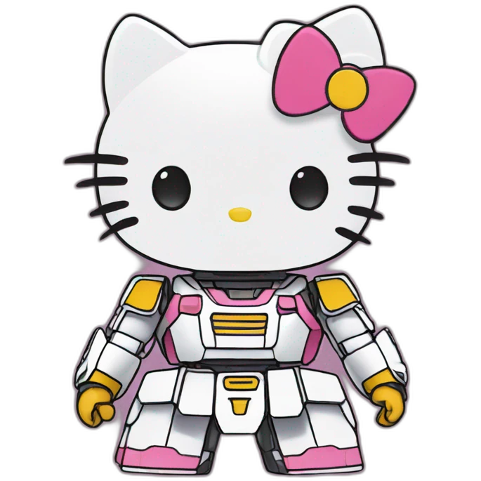 hellokitty gundam emoji
