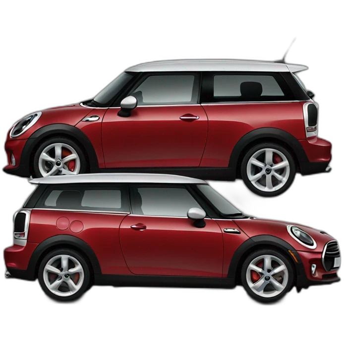 Mini Clubman red emoji