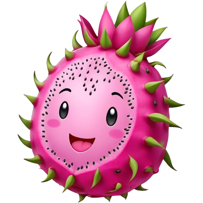 Uma pitaia emoji