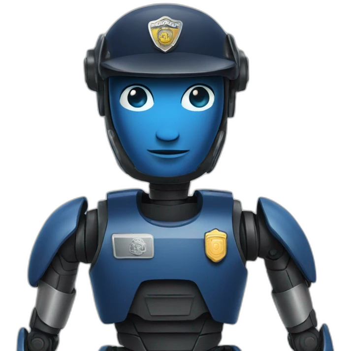 police robot emoji