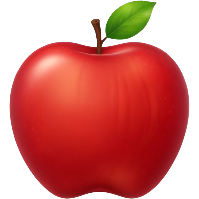 red apple emoji