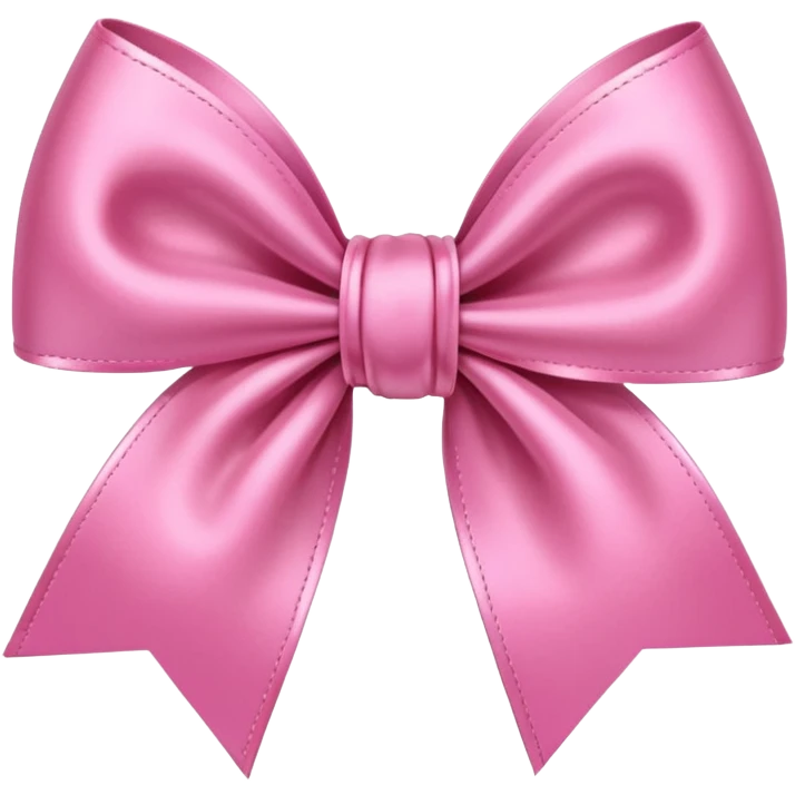 pink ribbon bow emoji