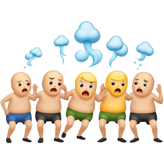 Fart battle emoji