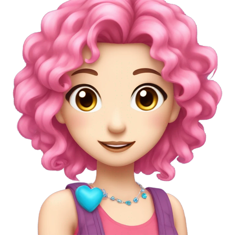 Anime emoji girl emoji