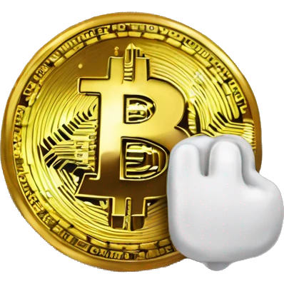 bitcoin in computer emoji