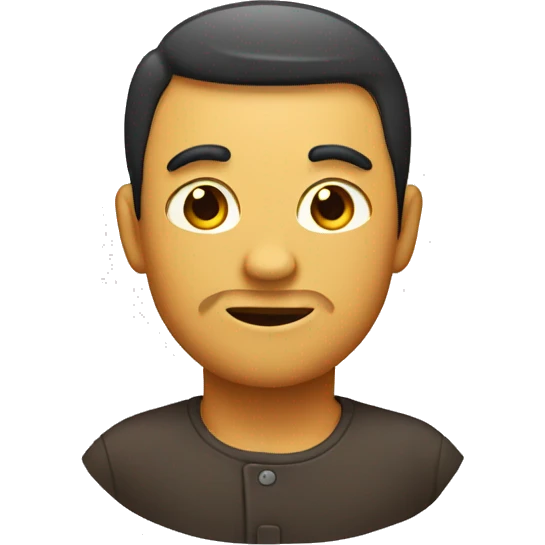 an emoji that sticks to it's forehead emoji