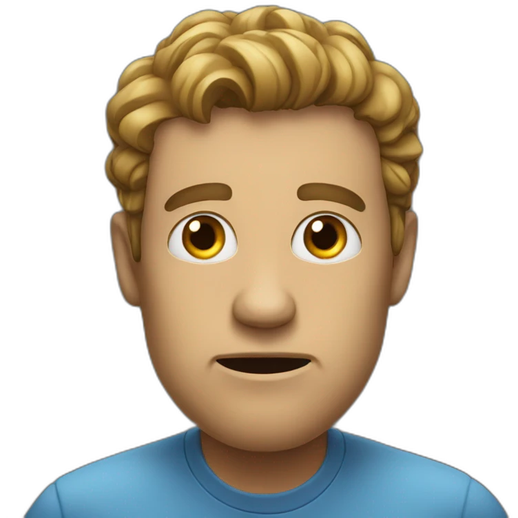 man that hates AI emoji
