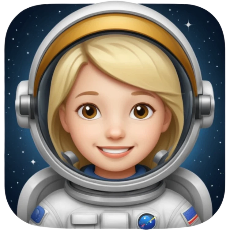 Astronaut girl Kid emoji