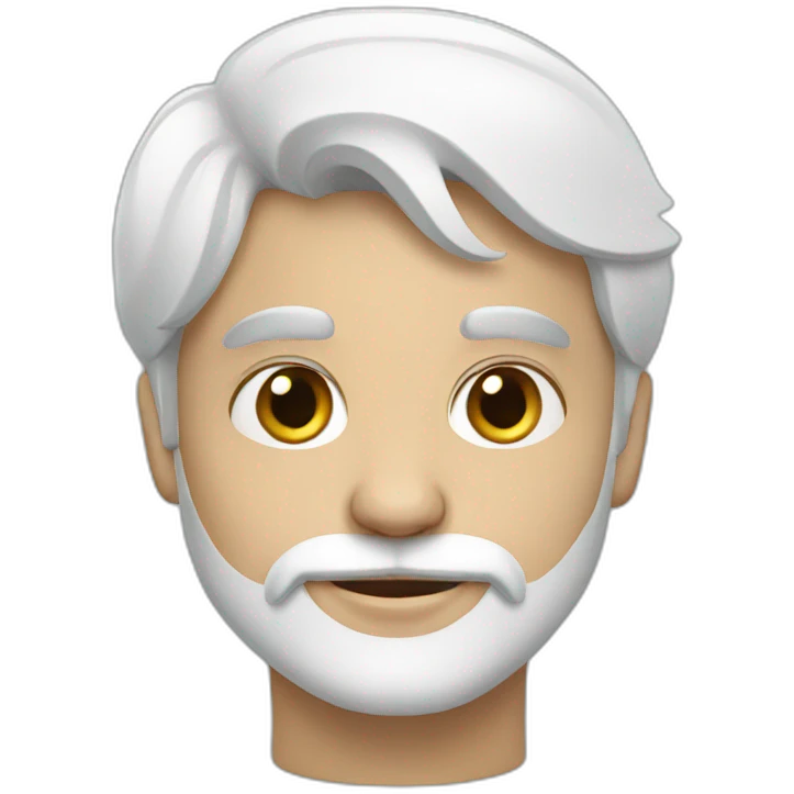 persian guy with white and black cat emoji