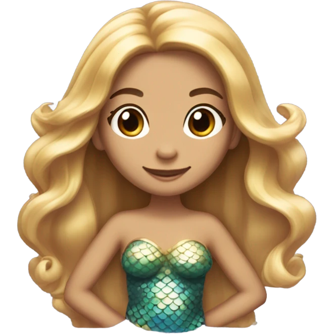Mermaid: Medium-Light Skin Tone  emoji