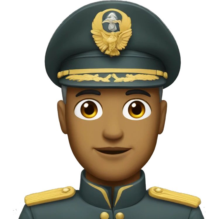 beautiful military general emoji